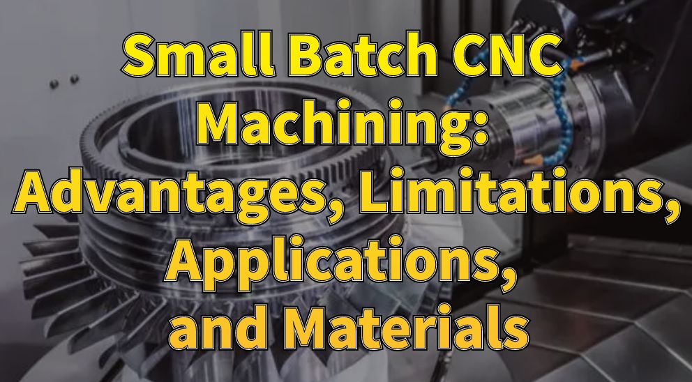 Small Batch CNC Machining: Advantages, Limitations, Applications, and Materials